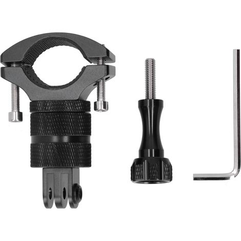 Support caméra guidon vélo/moto 360° pour GoPro, Insta 360, Yi - fixation robuste (1/5)