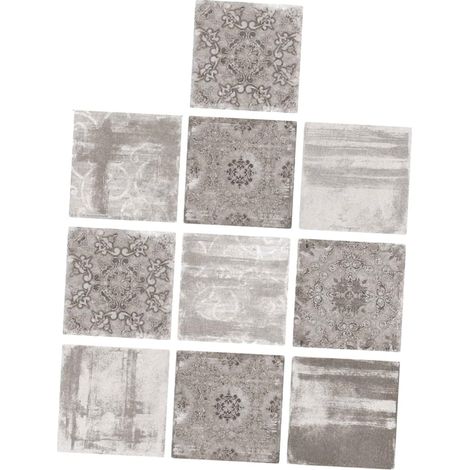 10 Pièces Autocollant Pour Carrelage Style Scandinave Chic Lot De Patchs (1/5)
