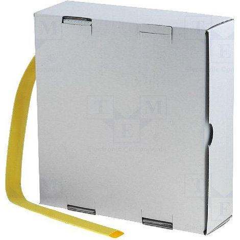 Rouleau Gaine Thermo Retractable 12.7mm-6.35mm jaune polyolefine 15m