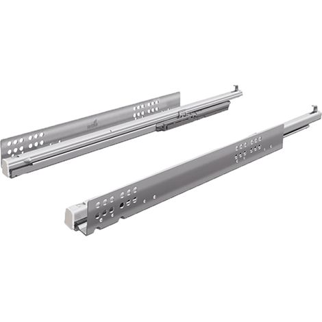 Coulisse bois quadro v6 push to open - Profondeur intérieur de caisson mini : 313 mm - Longueur : 300 mm - HETTICH