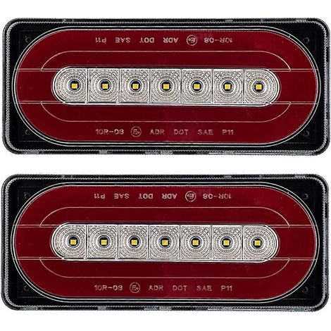 Clignotants dynamiques à LED pour voiture 12V/24V, feu arrière, feu de signalisation B (1/5)