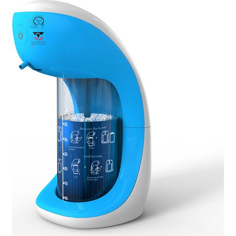 Distributeur automatique de savon en mousse infrarouge fixé au mur pour l'école de cuisine de salle de bainssalle de bains (1/4)