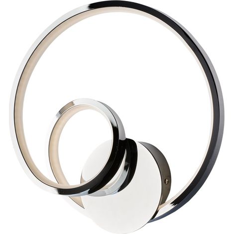 Sospensione Moderna Malena Con Led Integrato Metallo E Alluminio Cromo Lucido (1/2)