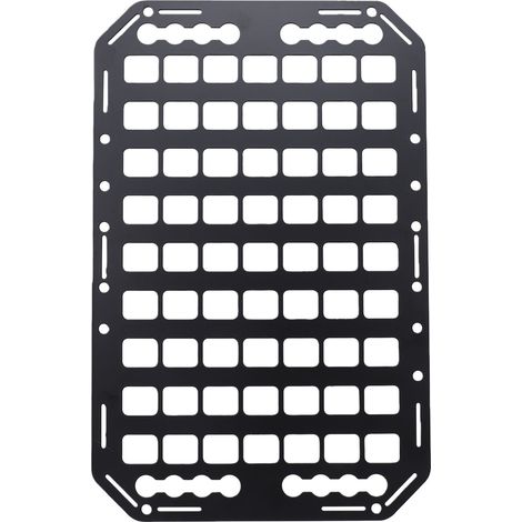 Zaino con pannello Molle, 48,3 x 31 cm, inserto in acciaio legato, organizer per schienale del sedile auto con maniglia. (1/5)