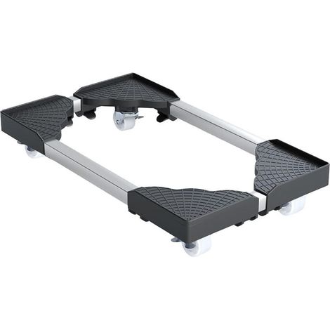 Support de bureau d'ordinateur, support de PC mobile pour tour PC, support de bureau d'ordinateur réglable amovible, universel avec 4 roues, chariot CPU sous le bureau, pour ordinateur de bure (1/5)
