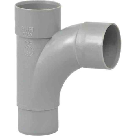 T de desagüe de palanca a 87°30 macho/hembra Ø 40 mm Girpi