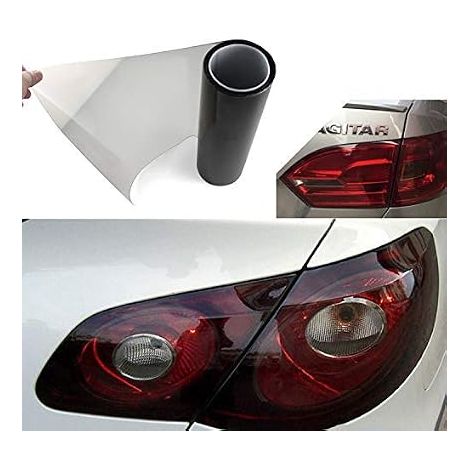 Waterproof Car Headlight Film Tint Film for Car Headlight 200x30cm Light Black (1/5)