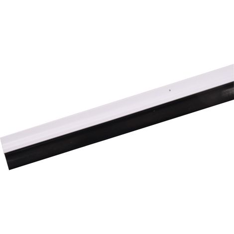 Türbodendichtung 100cm Bürstendichtung Gummidichtung Türdichtung Zugluftstopper - 75099-Gummi weiß