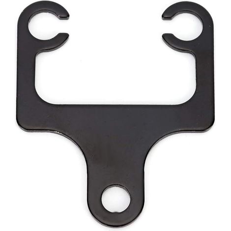 support universel de compteur de vitesse de moto, support de fixation de tachymètre d'odomètre Modification de moto 77mm/3.03in noir (1/5)