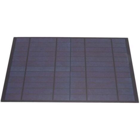 Solar Panel 6V 10W Polycrystalline Portable Charger for Camping Hiking Mountaineering (1/4)