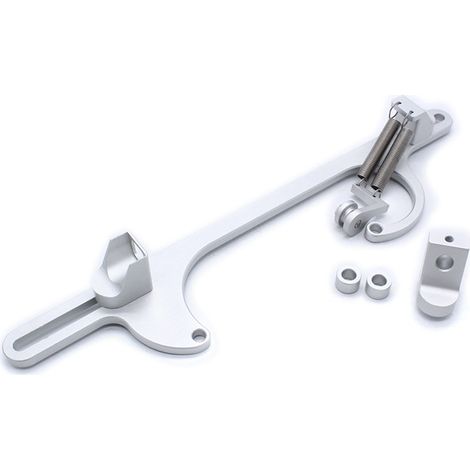 1. Color: Silver Material: Aluminum Compatible with Holley 4150 and 4160 Black with dual reset--DTEKGAZ (1/5)