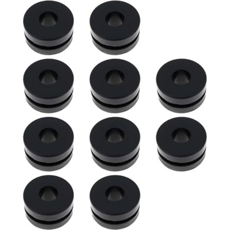 Lot de 10 œillets en caoutchouc pour la protection des câbles de moto (22 x 8 x 12,50 mm) (1/4)