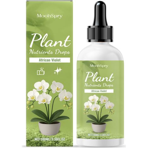 MOONSPRY Plant Nutrient Drops, Fertilizer for Green Plants and Potted Plants, Nutrient Supplement for Plant Roots, Solution for Daily Care (1/5)