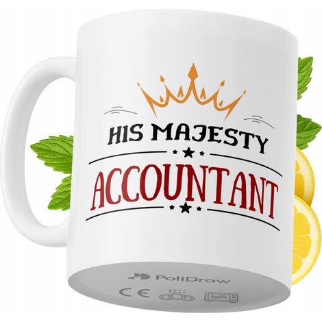 Lustige Kaffeetasse mit witzigem Textdesign für Buchhalter – ideal für Geburtstage, Namenstage und Feiertage. Hochwertige Tasse für besondere Anlässe im Büro oder Homeoffice. Farbe: Weiß, 330 ml.