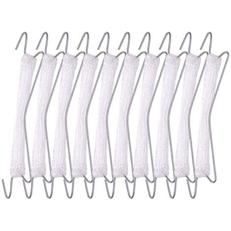 Crochets de support de tomate en acier galvanisé – Lot de 12 crochets avec 10m de corde nylon – Résistants à la rouille et à la corrosion (1/5)