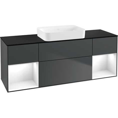 Villeroy & Boch G742GFHG Armoire sous-lavabo Finion G74