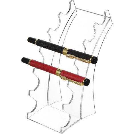 à stylos en acrylique transparent design autoportant et peu (1/5)