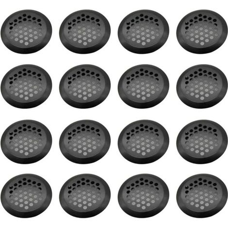 Grille Ventilation Inox Ronde. 16 Pièces Maille Trou D'aération. Acier Inoxydable Grille D'aération Trou. Grille D'évacuation Ventilation. pour Armoire Cuisine. Meubles. Armoire à Chaussures(29mm) (1/5)