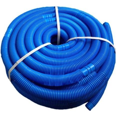 Blauer Schwimmbadschlauch 38 mm 6 m (1/4)