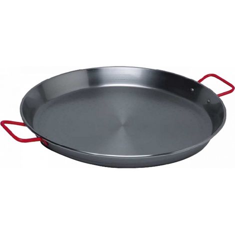 1 Plat A Paella Acier Poli ø 38 Cm 8 Parts - Autre