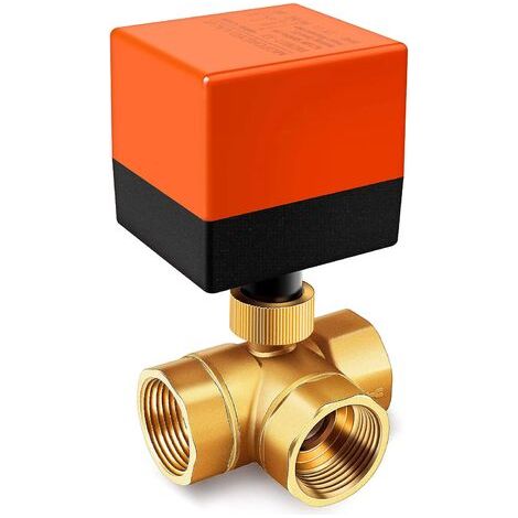 Robinet de fermeture vanne sphérique vanne de zone 2/3 voies DN25 CA 230 V (1/5)
