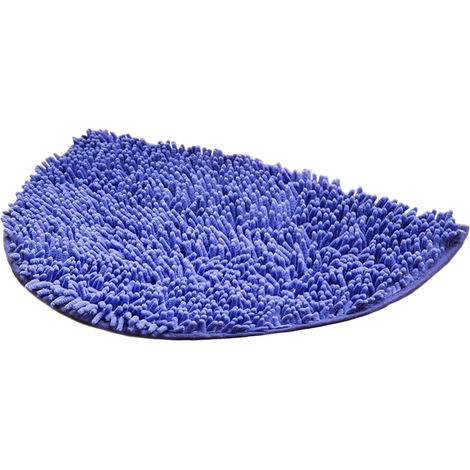 Tapis De Sol Chenille - 60 X 40 Cm - Antidérapant Absorbant Pour Entrée Chambre Cuisine Salle De Bain Bureau Jardin - Violet - 1 Pièce (1/5)