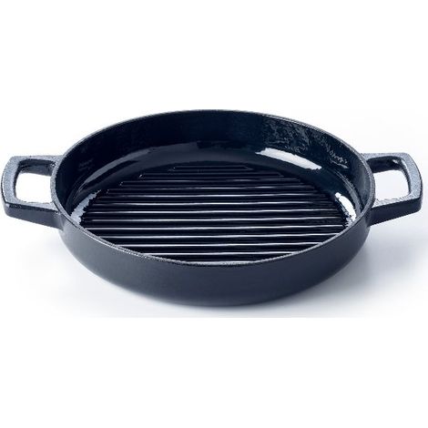 Beka Padella Grill Smaltata in Ghisa 28 cm Nera