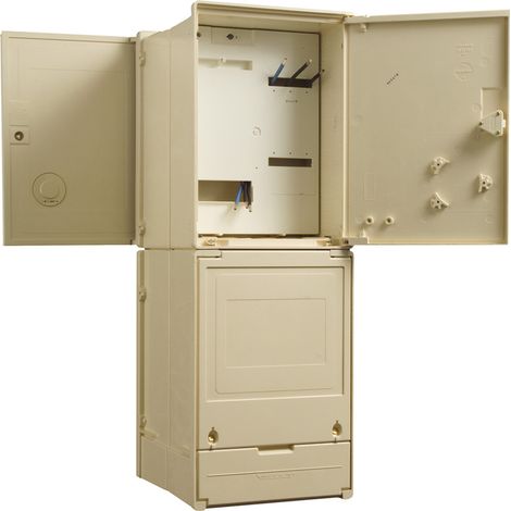 Michaud – Coffret de communication type 2 triphasé 770 x 350 x 215 mm – Connectique sécurisée – Pour installations électriques professionnelles (1/5)