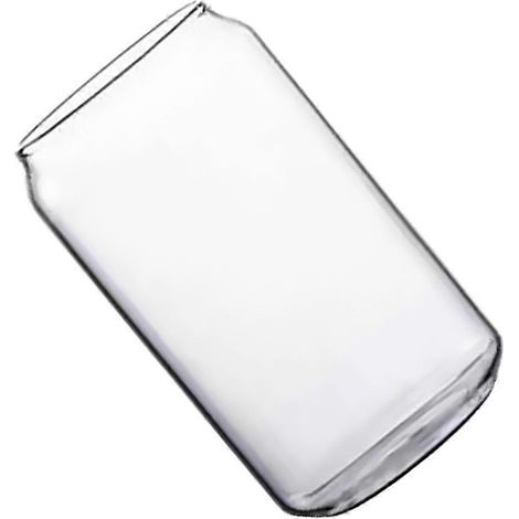 Tasse à café glacé en verre résistant à la chaleur, grande capacité, multifonctionnelle, transparente, 1 pièce (1/5)