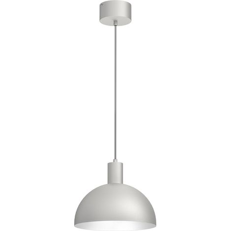 Suspension minimaliste gris Handa Ø29 E27 15W Luminex