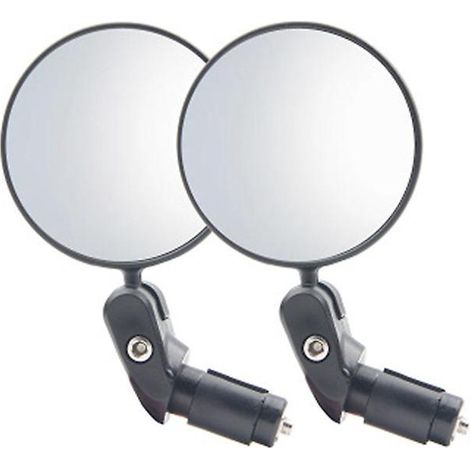 2 Stück Fahrradspiegel, konvexer Lenkerspiegel, 360° verstellbar, hochauflösender Rückspiegel für Rennrad, Mountainbike, Motorrad und Fahrrad (1/5)