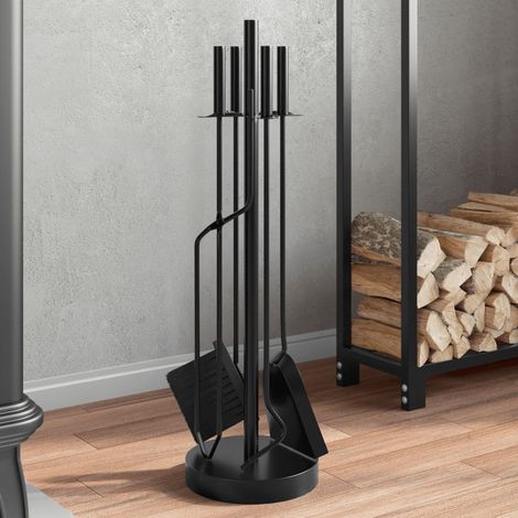 5-tlg. Kaminwerkzeug-Set 18x66 cm Stahl vidaXL22562