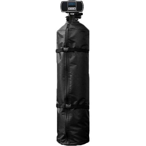 1 housse de protection pour cuve adoucisseur d'eau, en tissu Oxford imperméable, résistante aux UV, ajustable avec cordon de serrage (1/5)