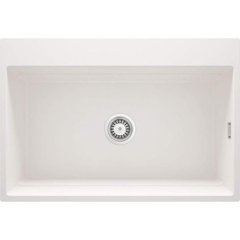 deante ZRMA10B Fregadero de granito magnético de 1 cubeta