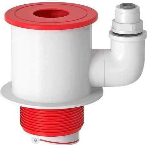 1 Pièces Bouchon Anti Odeur Machine à Laver, Connecteur de Tuyau de Vidange en 3 Voies avec 3/8" Raccords Rapides, pour Tuyau PVC de 50 mm (1/5)