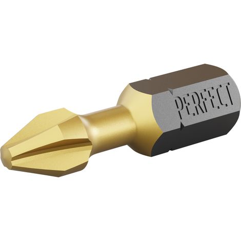 Punta perfetta in titanio Stalco PH1x25