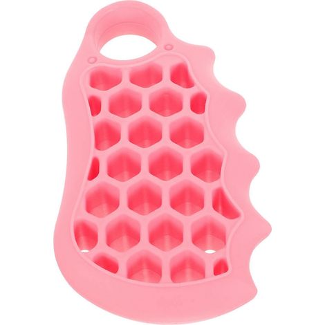 Anneaux en silicone rose (3 pièces) pour renforcer les doigts et les mains, idéaux pour les entraînements en salle de sport et en voyage (4,4 x 2,6 x 3,8 pouces). Dimensions : 11,2 x 6,6 x 9,7 cm. (1/5)