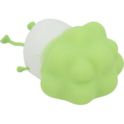 Veilleuse en silicone en forme de chou, support de téléphone portable en forme de légume, lampe de chevet rechargeable verte. (1/5)
