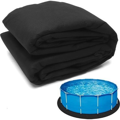 Runde Poolmatte - Durchmesser: 305 cm - Poolmatte - Faltbare und rutschfeste Bodenmatte - Runde Bodenmatte (305 cm) (1/5)