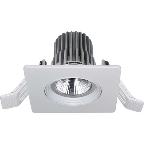 Empotrable techo tilt INEL Adjustable Square LED COB 6.20W 797lm(661lm) CRI90 4000K 40º Blanco (1/2)