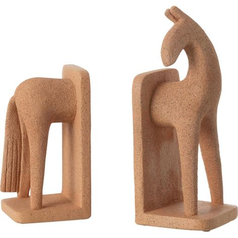 Serre livre cheval moderne en résine terracotta - terracotta (1/4)