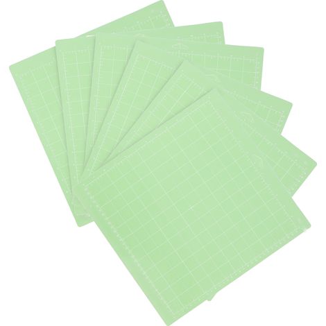 6er-Pack Schneidematten, 12 x 12 Zoll, grün, kariert, für Bastelarbeiten, Nähen und DIY-Projekte (1/5)