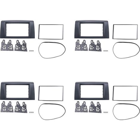 Pannello audio 2 DIN 4x, cornice per pannello di navigazione DVD, pannello per auto, pannello autoradio stereo per Suzuki Swift 2005-2010