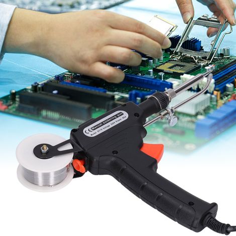 Fer à Souder Automatique Kit 60W 900M Série Alloy/ABS - Machine Soudage + Pompe Dessoudage + 6 Pinces ESD pour Maintenance Électrique et Projets DIY (1/5)