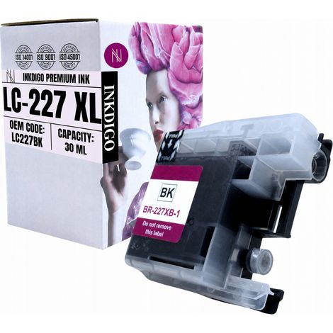 Inkdigo LC227XLBK Tinte kompatibel mit Brother DCP-J4120DW MFC-J4420DW TÜV-zertifiziert (1/5)