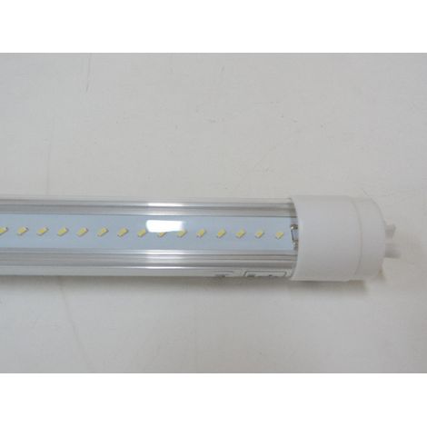 Tube LED T8 9W blanc froid 6000K 1037lm longueur 600mm diffuseur transparent IP20 230V (equivalent fluo 18W) (1/3)