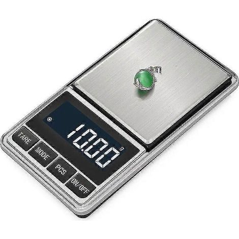 Balance électronique de précision pour bijoux, 0,01/0,1 g, compatible avec l'or, mini balance de poche, balance de cuisine - C16-AquaForge