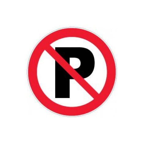Panneau Parking interdit - Rigide Ø180mm - 4041155