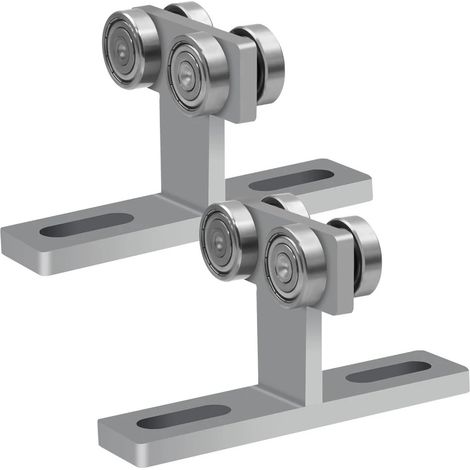 Composants de chariots de levage électriques à 4 roues de type T, poulies à roulements industriels, poulies de levage à 4 roues de type T, rails et rails de glissement.