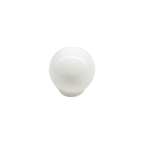 Ouvre&Déco – Bouton de meuble en plastique blanc Ø30 mm – Boule élégante pour portes et tiroirs – Finition soignée et moderne – Usage intérieur